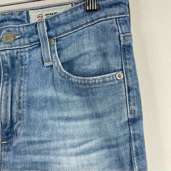 AG Adriano Goldschmied The Isabelle high rise Cropped crop double hem jeans 26 - Picture 6 of 13